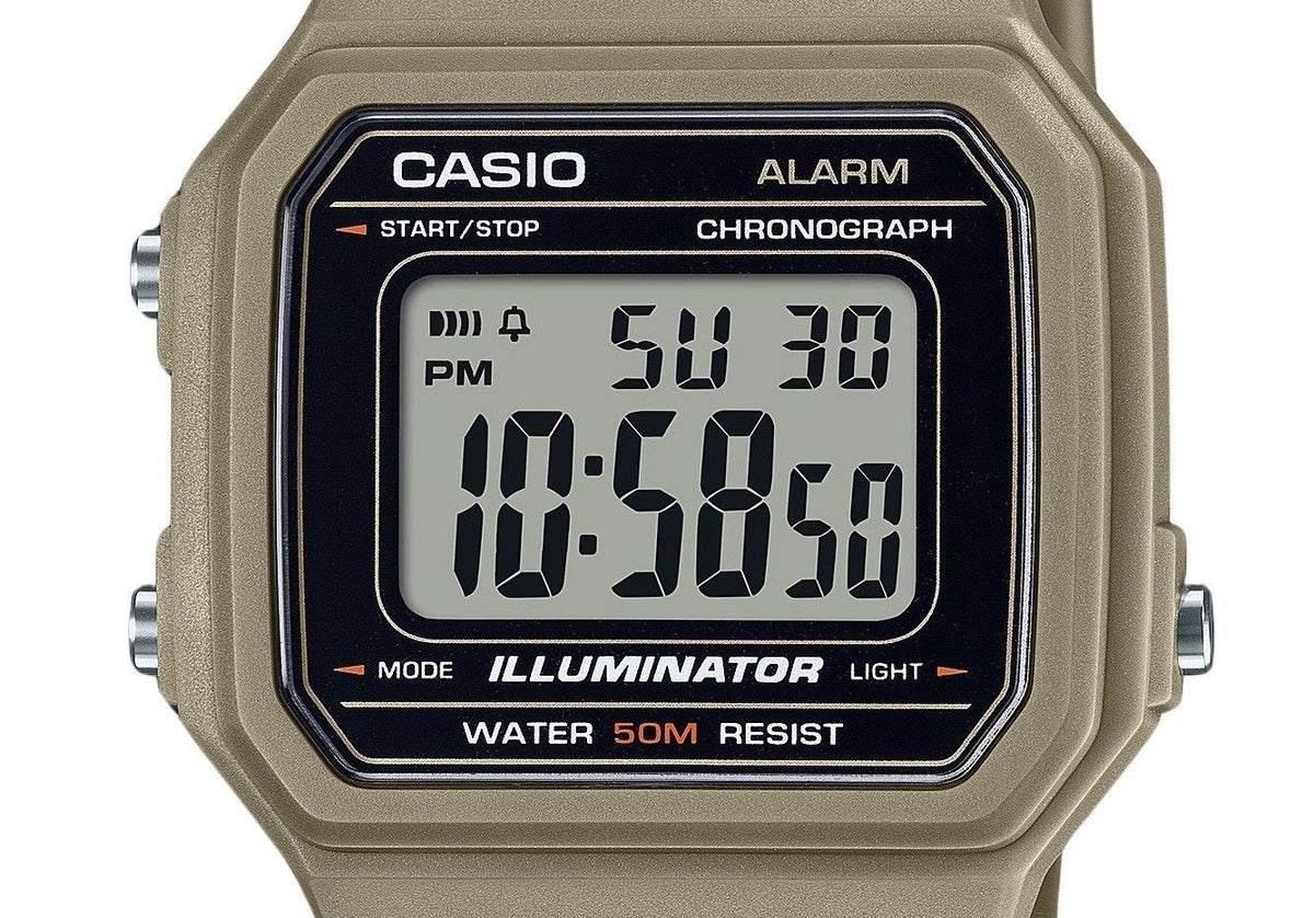 Casio Youth Digital Resin Strap Quartz W-217H-5AV Men's Watch