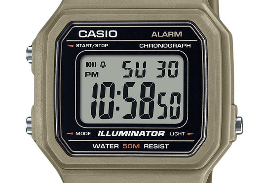 Casio Youth Digital Resin Strap Quartz W-217H-5AV Men's Watch
