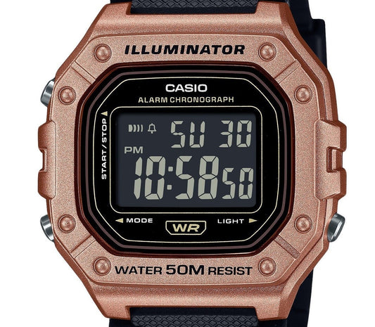 Casio Standard Digital Resin Strap Quartz W-218HM-5BV Men's Watch