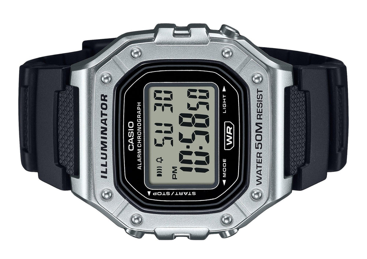 Casio Standard Digital Resin Strap Quartz W-218HM-7AV Men's Watch
