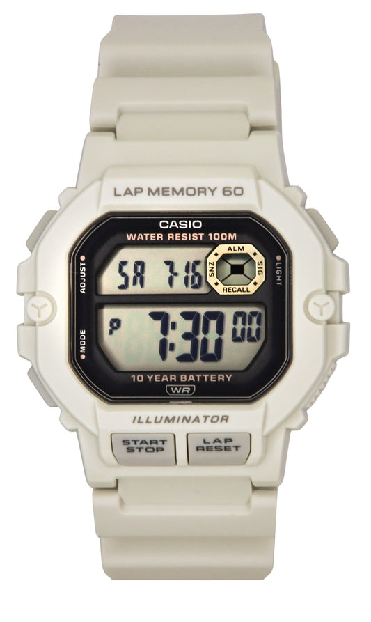 Casio Standard Digital Resin Strap Quartz WS-1400H-8AV 100M Men's Watch