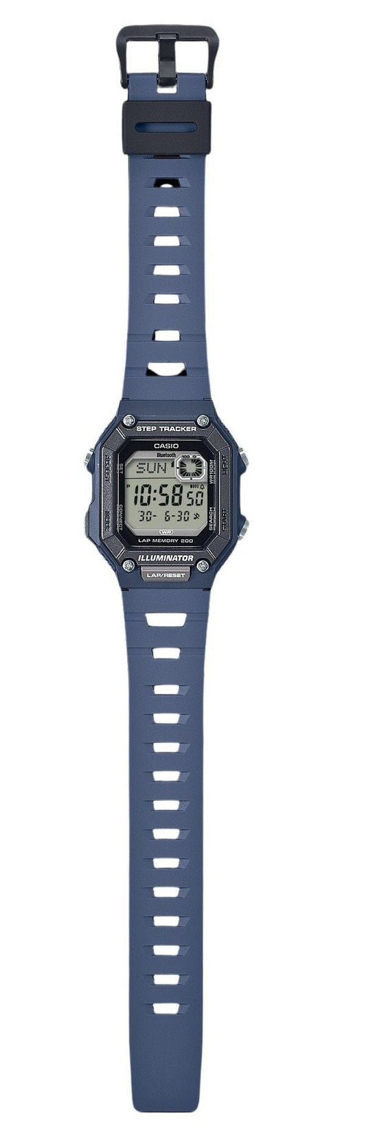 Casio Standard Digital Smartphone Link Step Tracker Resin Strap Quartz WS-B1000-2AV 100M Men's Watch