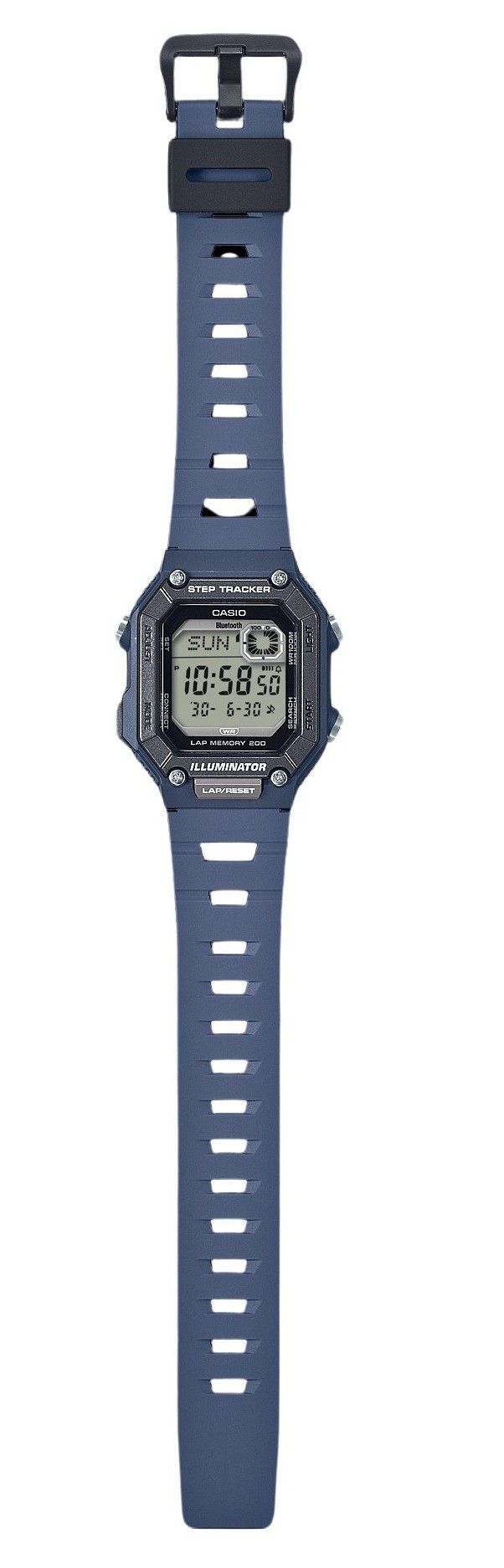 Casio Standard Digital Smartphone Link Step Tracker Resin Strap Quartz WS-B1000-2AV 100M Men's Watch