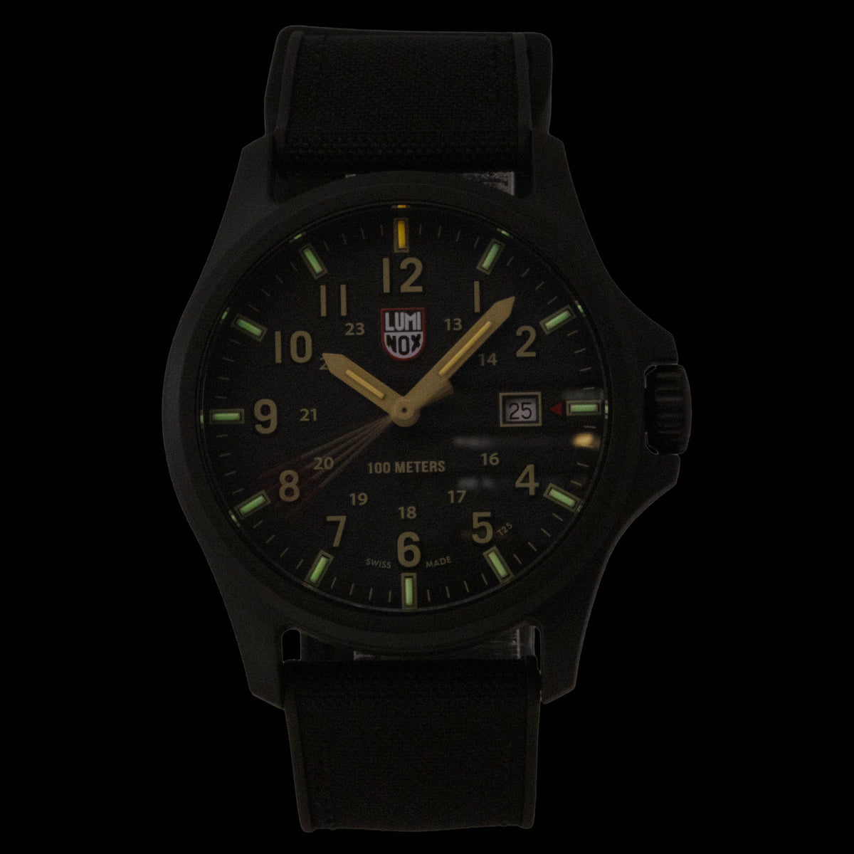 Luminox Atacama Field Rubber Strap Black Dial Quartz XL.1970.2 100M Men's Watch