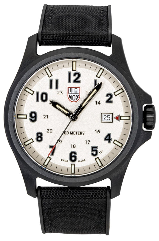 Luminox Atacama Field Rubber Strap Beige Dial Quartz XL.1971.2 100M Men's Watch