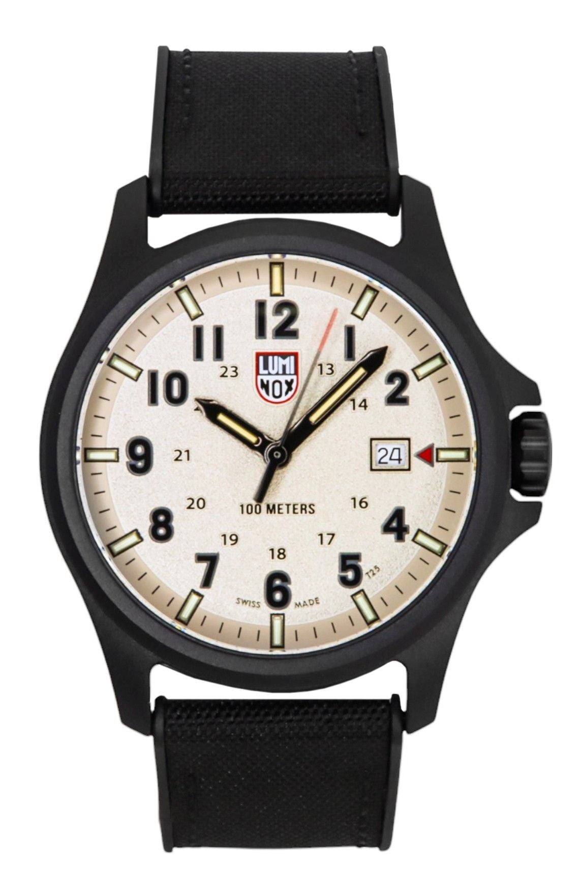 Luminox Atacama Field Black Rubber Strap Grey Dial Quartz XL.1971.SET 100M Men's Watch With Extra Strap