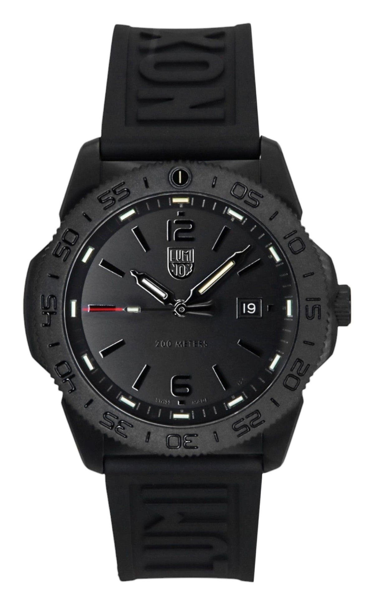 Luminox Pacific Diver Rubber Strap Black Dial Quartz XS.3121.BO.1 200M Men's Watch