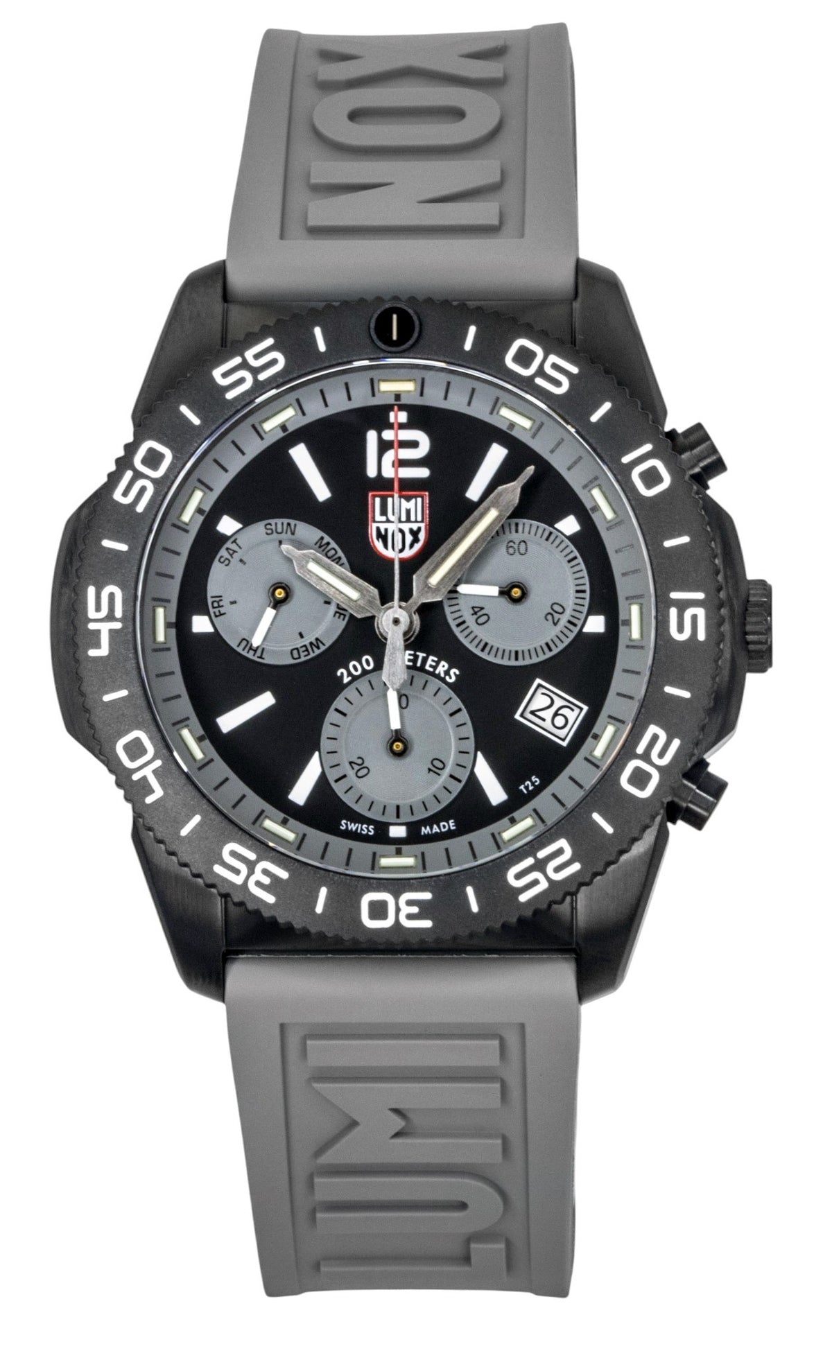 Luminox Pacific Diver Chronograph 316L Stainless Steel Graphite Grey Dial Quartz XS.3148 200M Men's Watch