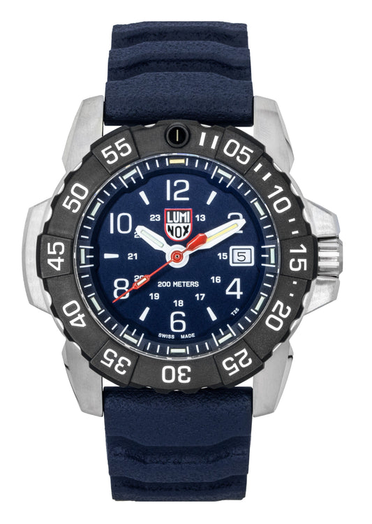 Luminox Navy Seal Rubber Strap Blue Dial Quartz Diver's XS.3253.CB 200M Men's Watch