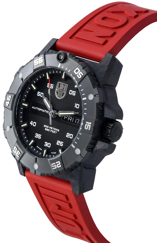 Luminox Master Carbon Seal Rubber Strap Black Dial Swiss Automatic Diver's XS.3875 200M Men's Watch