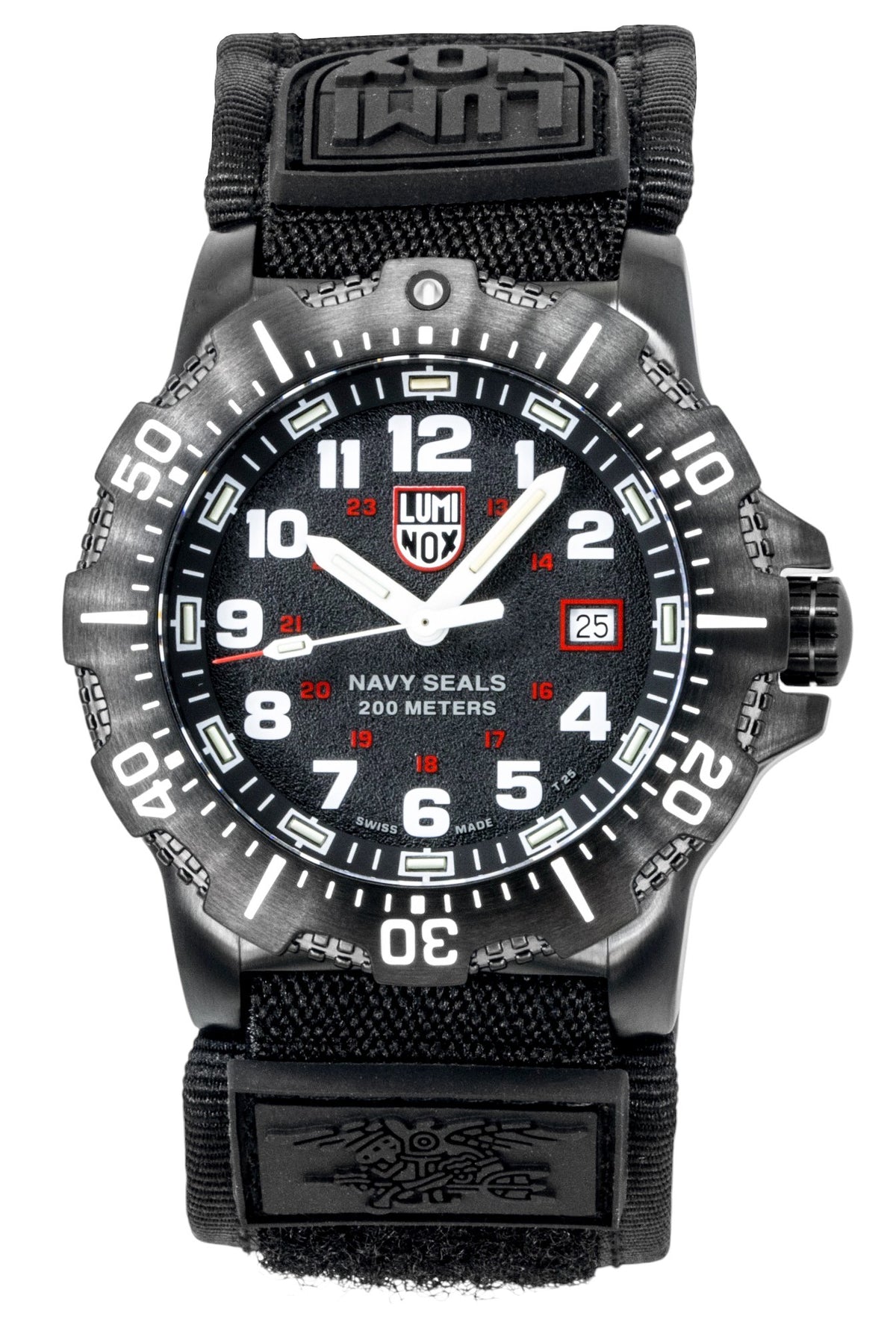 Luminox Navy Seal Rubber Strap Black Dial Quartz Diver's XS.4231.2 200M Men's Watch
