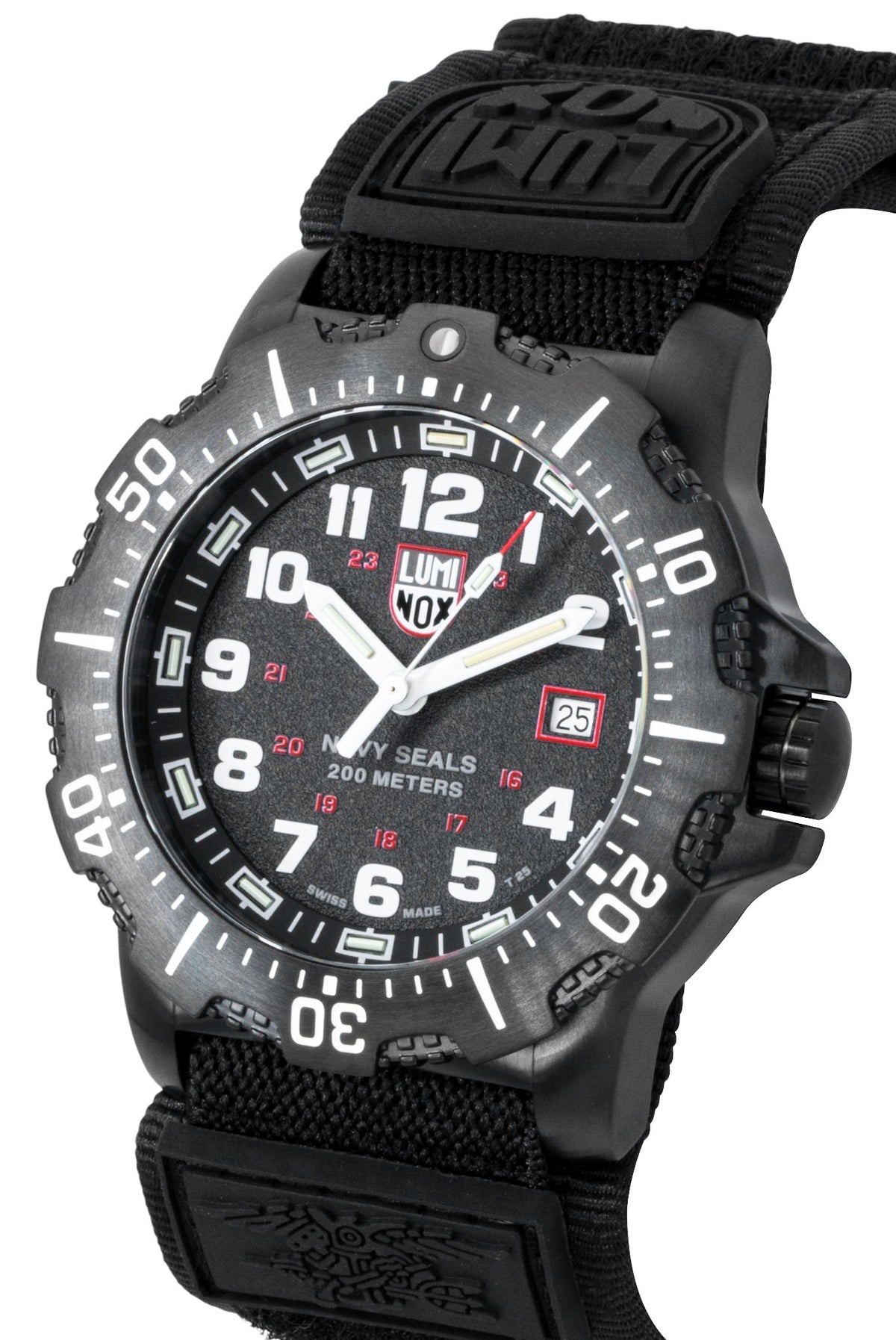 Luminox Navy Seal Rubber Strap Black Dial Quartz Diver's XS.4231.2 200M Men's Watch