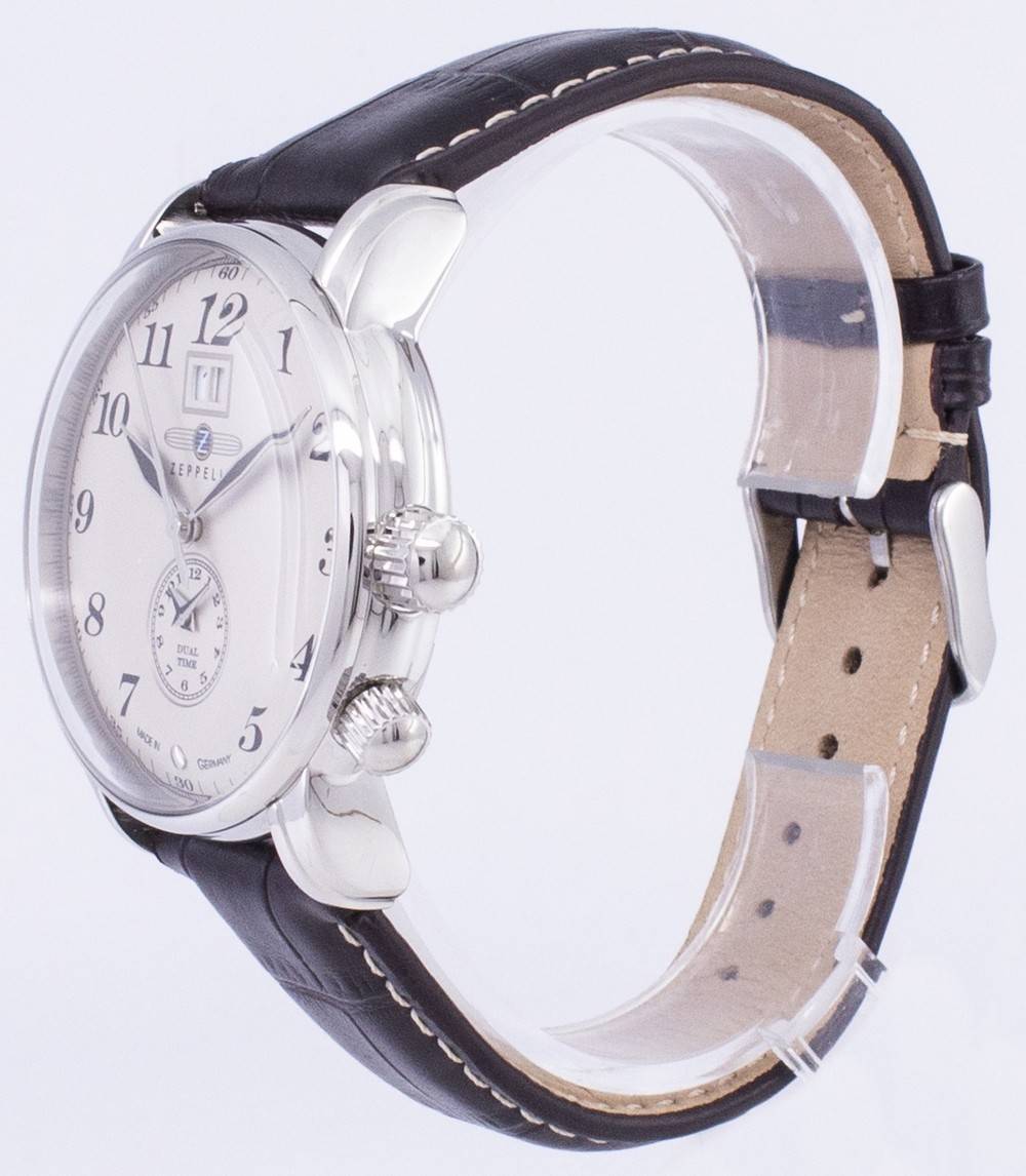 Zeppelin Series LZ127 Graf Germany Made 7644-5 76445 Men's Watch