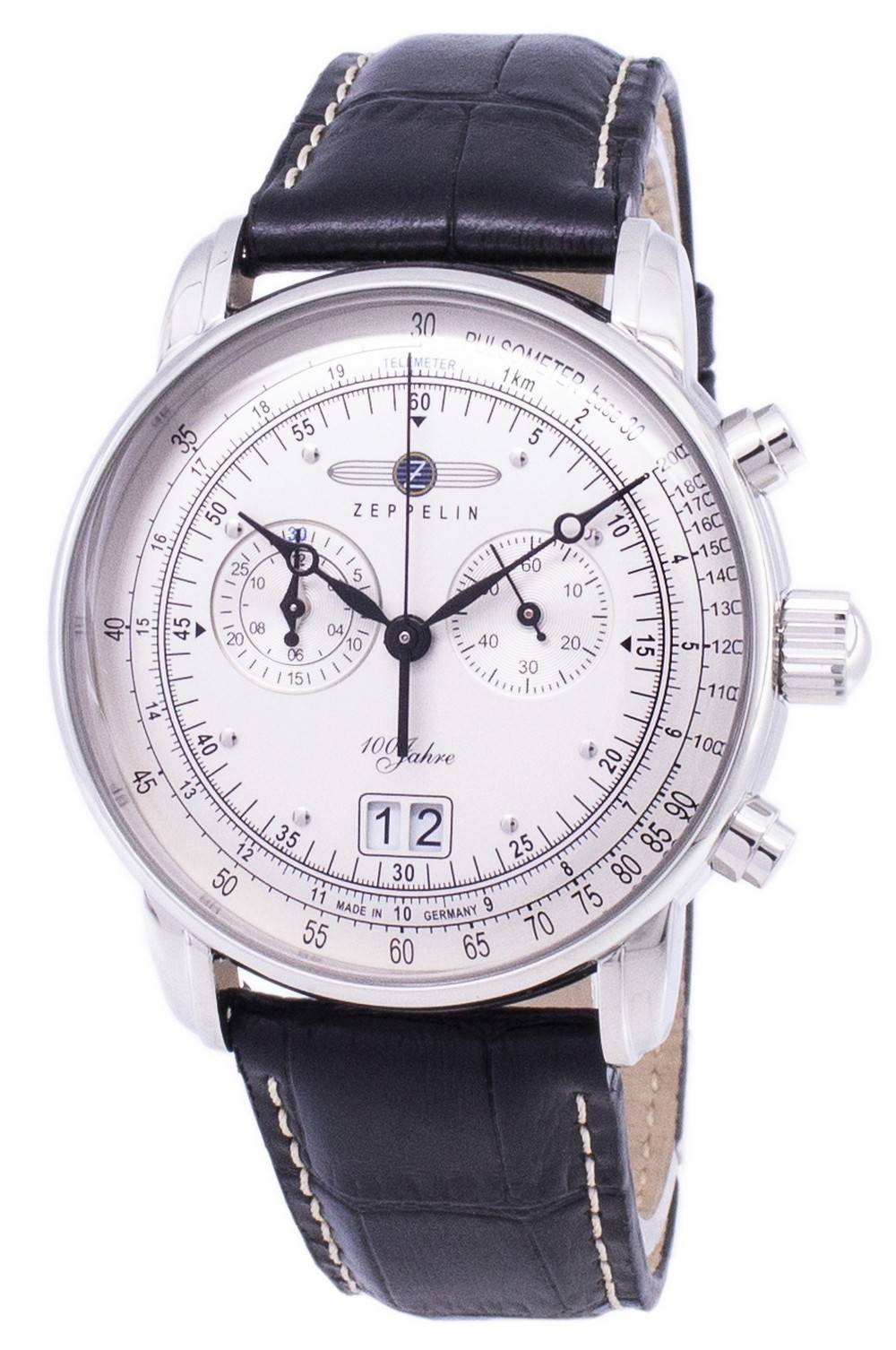 Refurbished Zeppelin Series 100 Years ED.1 Germany Made 7690-1 76901 Men's Watch
