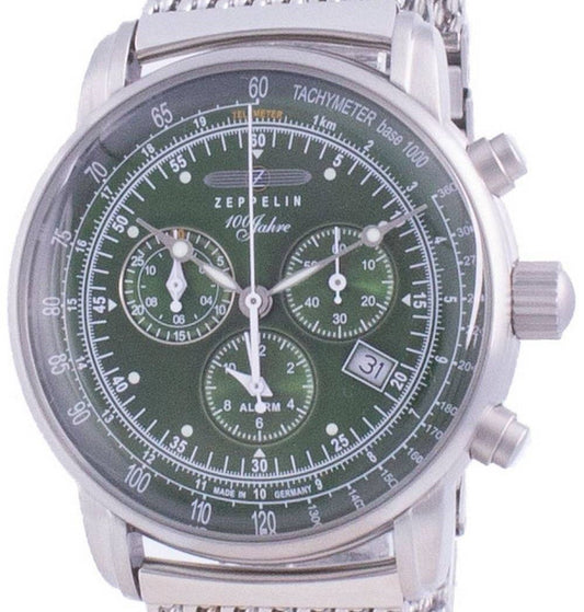 Zeppelin Jahre 100 Years Edition Chronograph Quartz 8680M-4 8680M4 Men's Watch