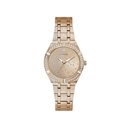 Guess Watches Afterglow Ladies Sport Rose Gold Stainless Steel Watch Gw0312l3