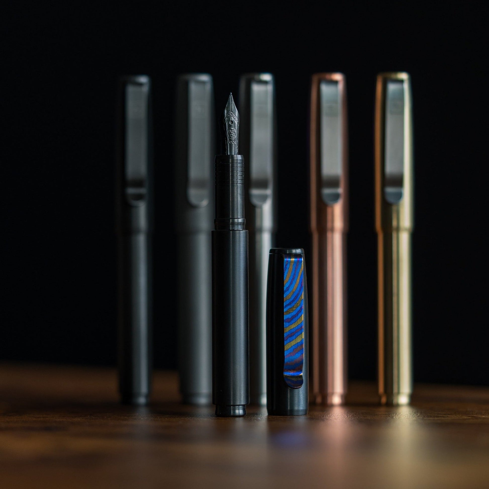 Fountain EDC Pen With Bock 180 Nib And Deep Carry Clip - Veloce - The App For Watch Collectors
