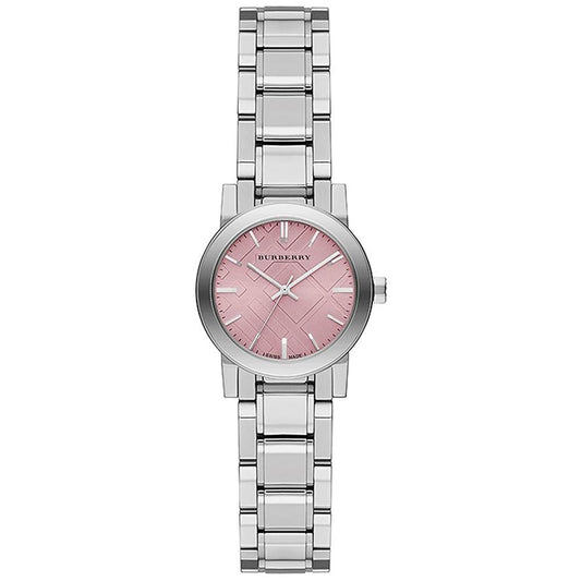 Ladies Silver Stainless Steel Burberry Watch Bu9231