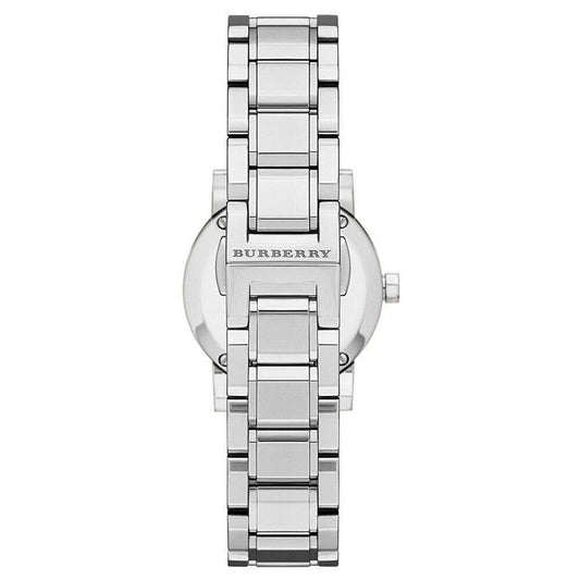 Ladies Silver Stainless Steel Burberry Watch Bu9231