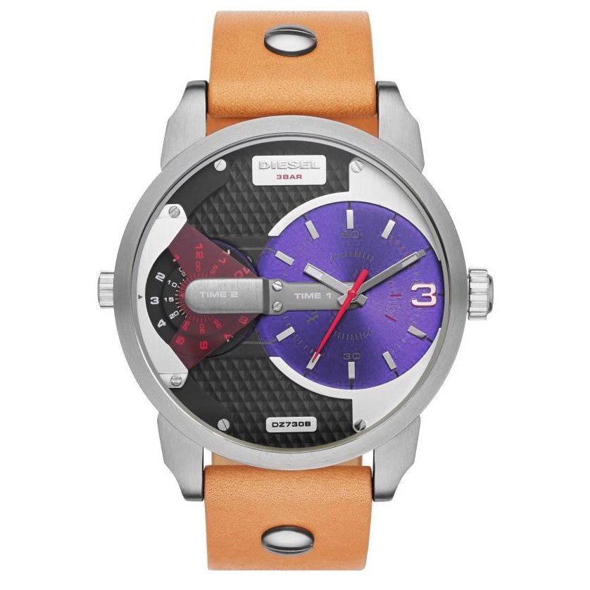 Diesel Dz7308 Men S Mini Daddy Blue Watch
