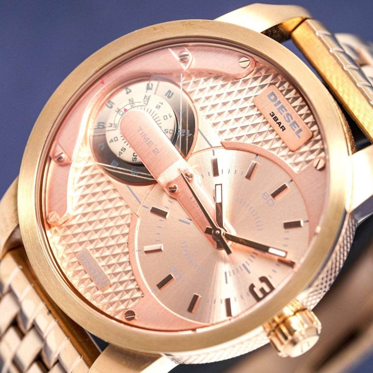 Diesel Dz7318 Men S Mini Daddy Rose Gold Watch