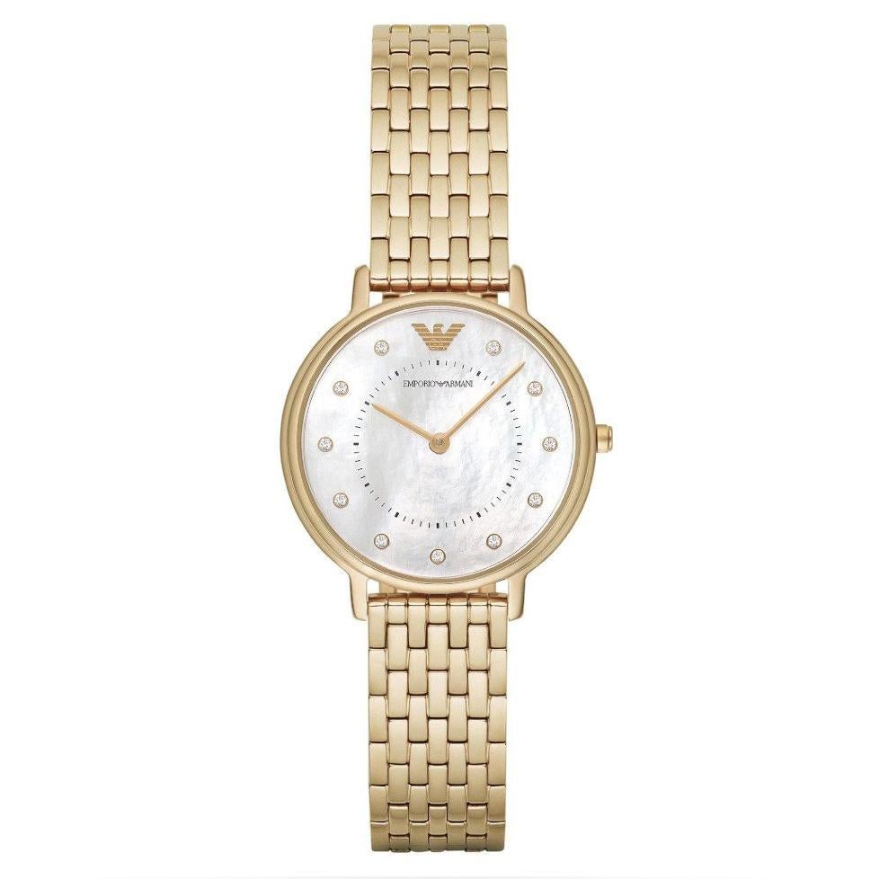 Emporio Armani Ar11007 Ladies Gold Watch