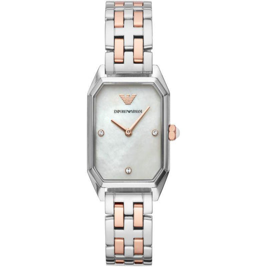 Emporio Armani Ar11146 Ladies Two Tone Watch