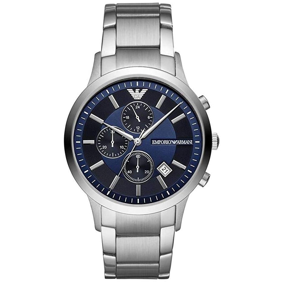 Emporio Armani Ar11164 Men S Blue Chronograph Watch