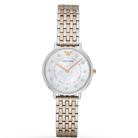 Emporio Armani Ar2508 Ladies Two Tone Watch