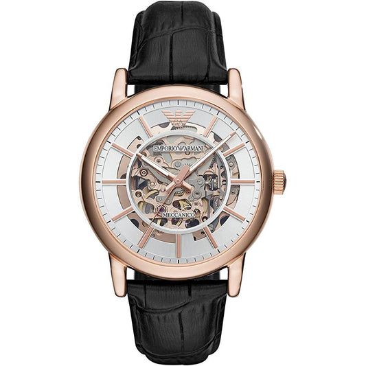 Emporio Armani Ar60007 Men S Skeleton Black Watch