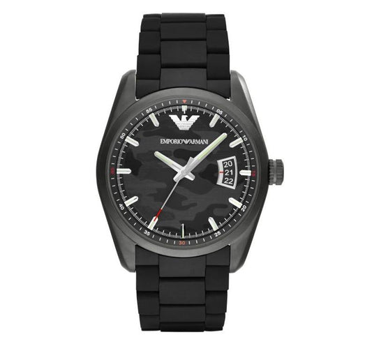 Emporio Armani Ar6052 Men S Camouflage Black Watch
