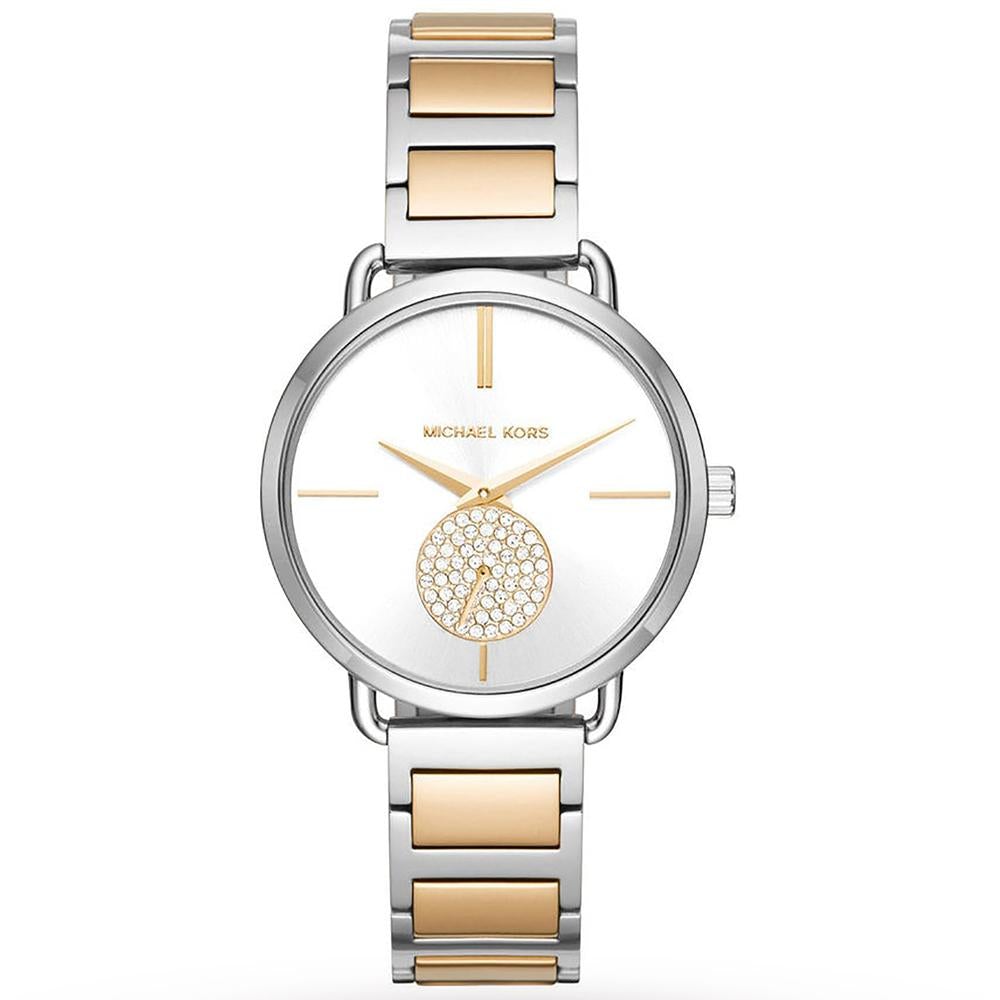Michael Kors Mk3679 Ladies Portia Two Tone Watch