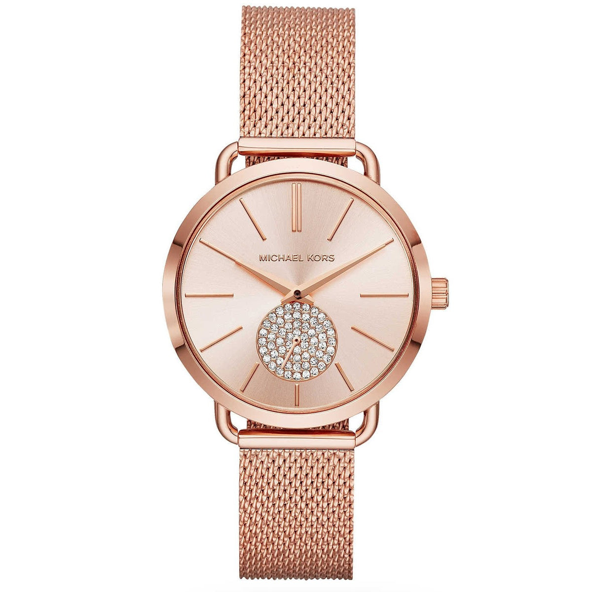 Michael Kors Mk3845 Ladies Portia Rose Gold Watch