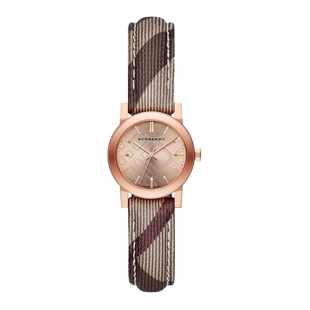 Burberry Ladies Watch The City Rose Gold Bu9236