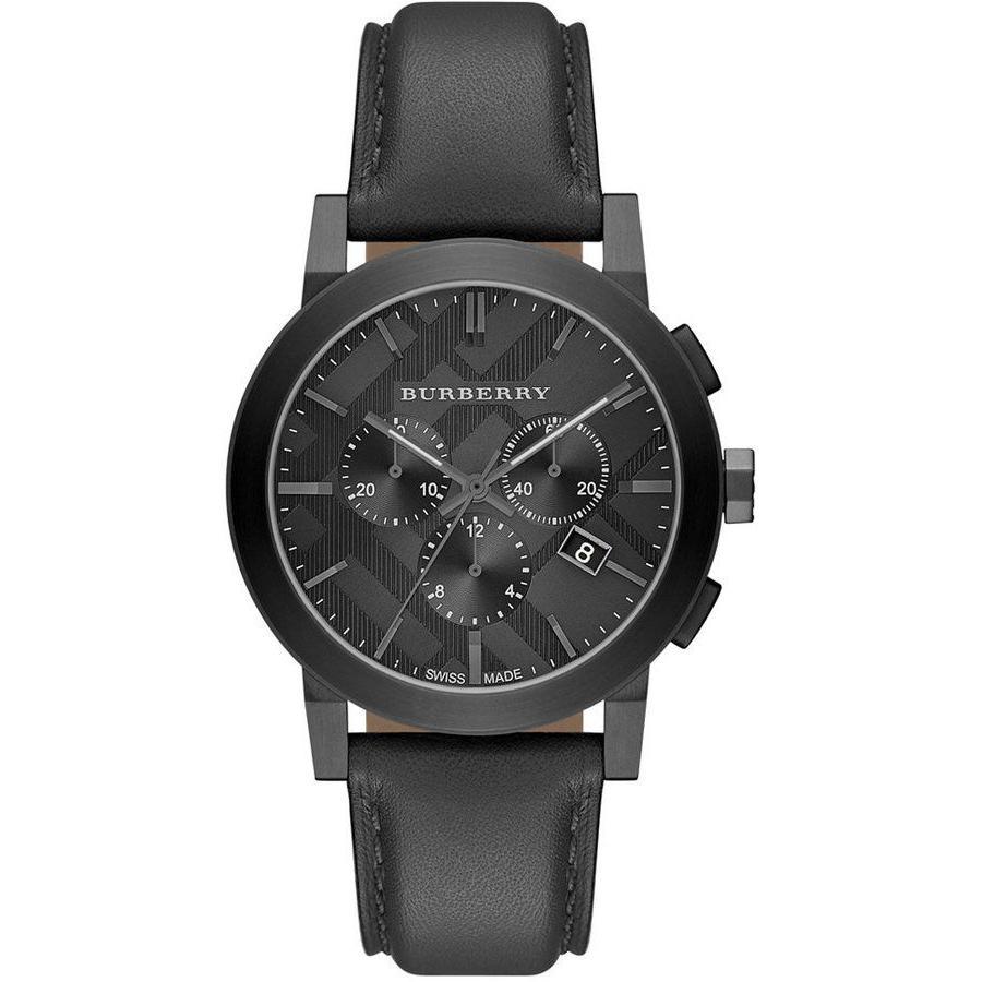 Burberry Mens Watch Chronograph The City Black Bu9364