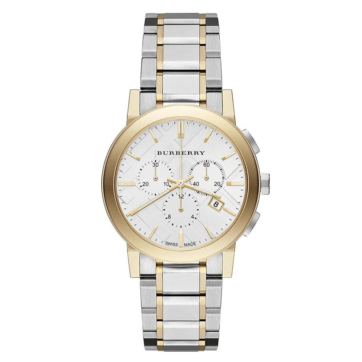 Burberry Ladies Watch Chronograph Two Tone Bu9751