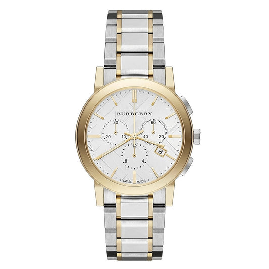 Burberry Ladies Watch Chronograph Two Tone Bu9751