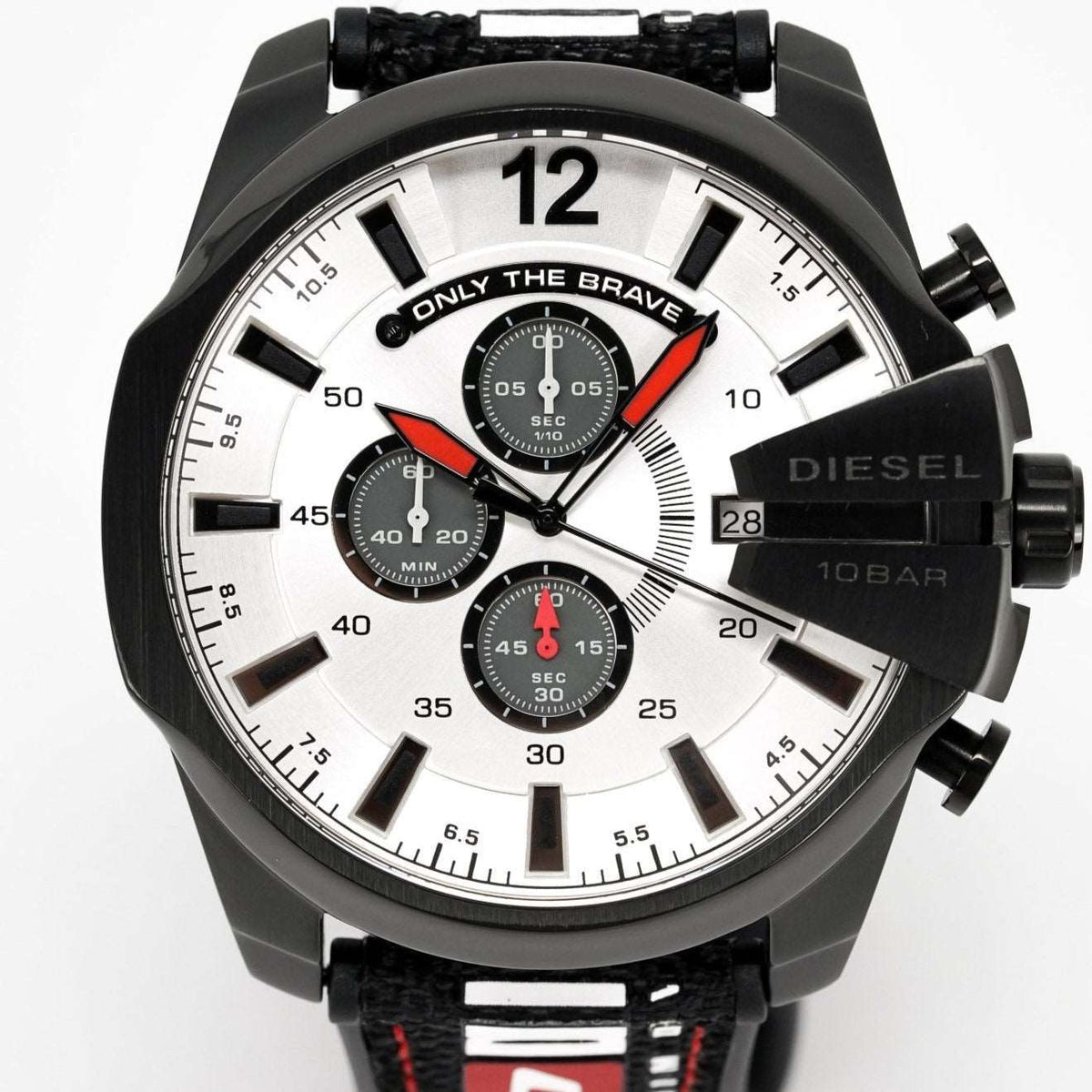 Diesel Dz4512 Men S Chronograph Mega Chief Black Grey Watch
