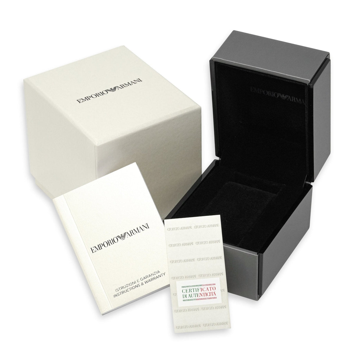 Emporio Armani Ar11242 Men S Chronograph Sport Mario Black Watch