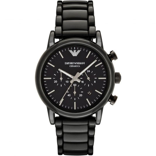 Emporio Armani Ar1507 Men S Black Chronograph Watch