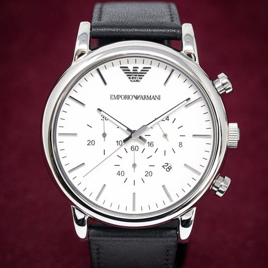 Emporio Armani Ar1807 Men S Luigi Chronograph Steel Watch