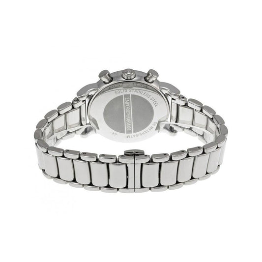 Emporio Armani Ar1853 Men S Silver Chronograph Watch