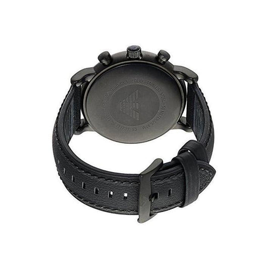 Emporio Armani Ar1970 Men S Luigi Black Chronograph Watch