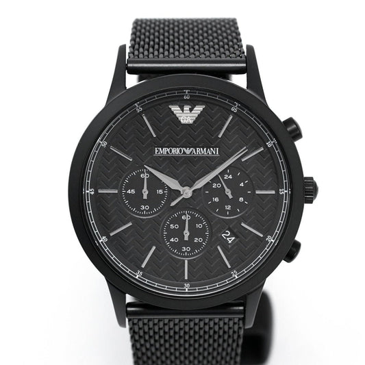 Emporio Armani Ar2498 Men S Chronograph Watch Black Pvd