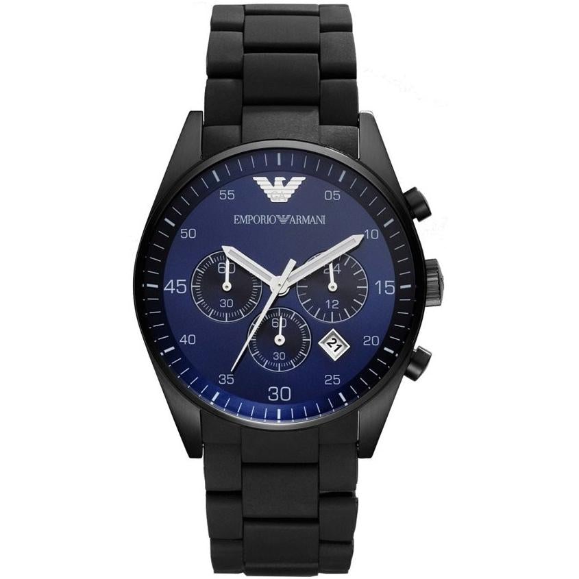 Emporio Armani Ar5921 Men S Black Chronograph Watch
