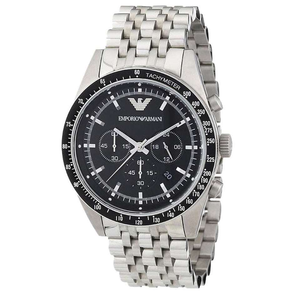 Emporio Armani Ar5988 Men S Tazio Chronograph Steel Watch