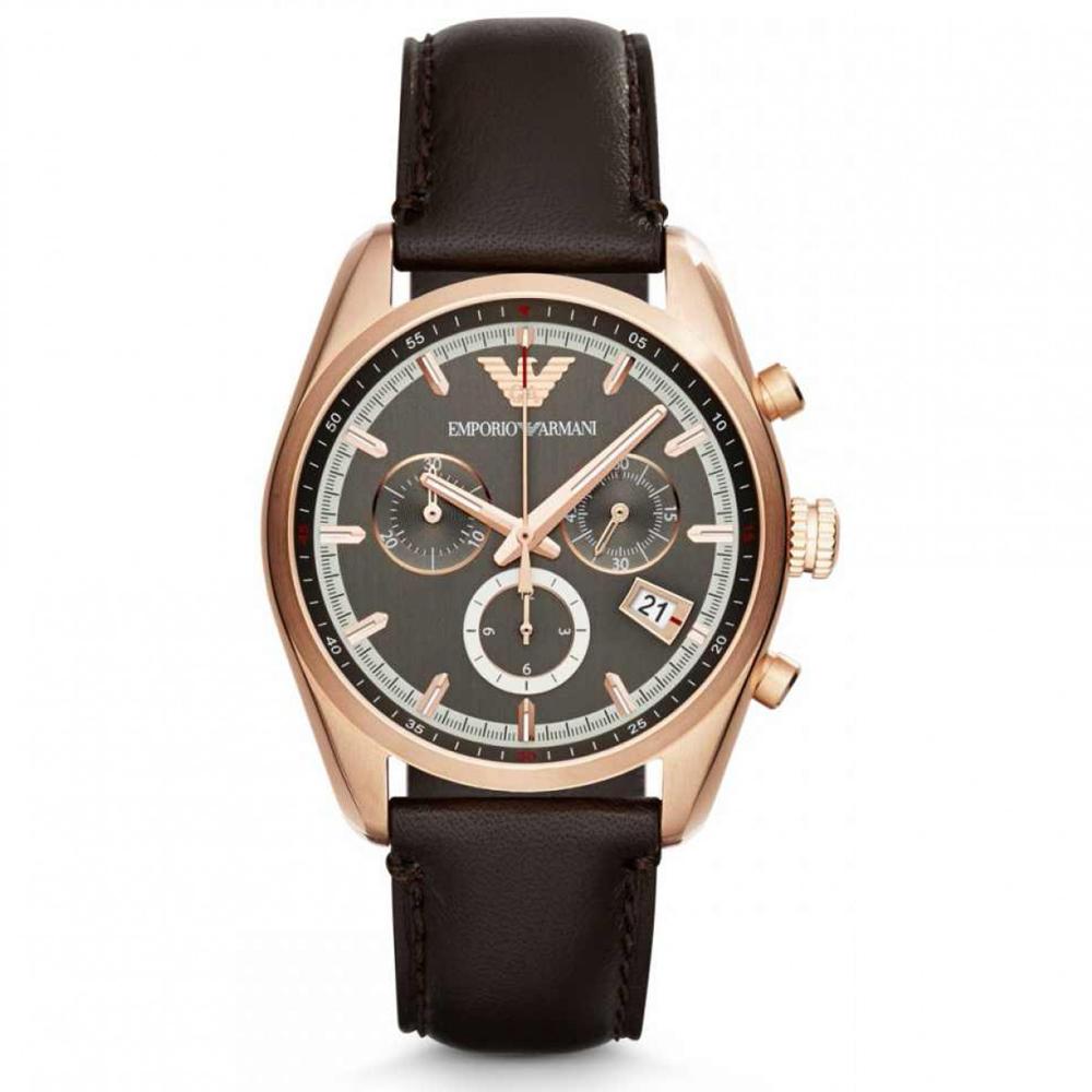 Emporio Armani Ar6043 Men S Sportivo Rose Gold Watch