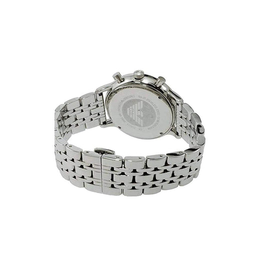 Emporio Armani Ar80013 Men S Blue Dial Silver Watch