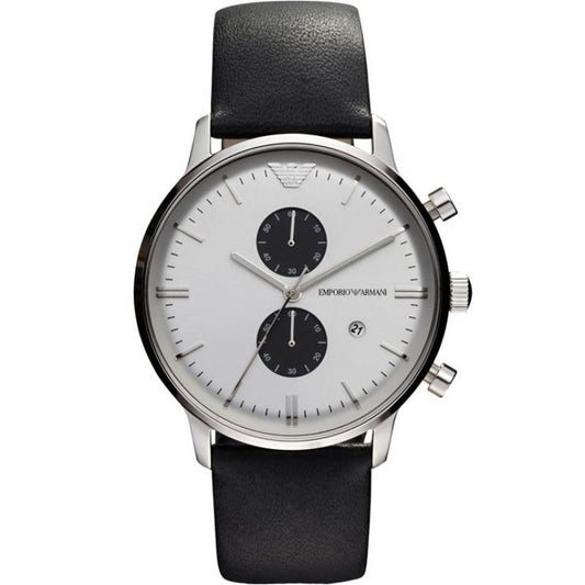 Emporio Armani Men S Ar0385 Chronograph Watch Black Watch