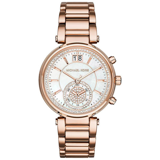 Michael Kors Mk6282 Ladies Sawyer Rose Gold Watch